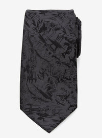 Corbata Marvel Venom gris oscuro de seda para hombre