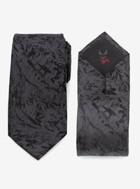 Corbata Marvel Venom gris oscuro de seda para hombre