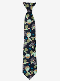 Corbata azul marino Star Wars Mando y Grogu para niños