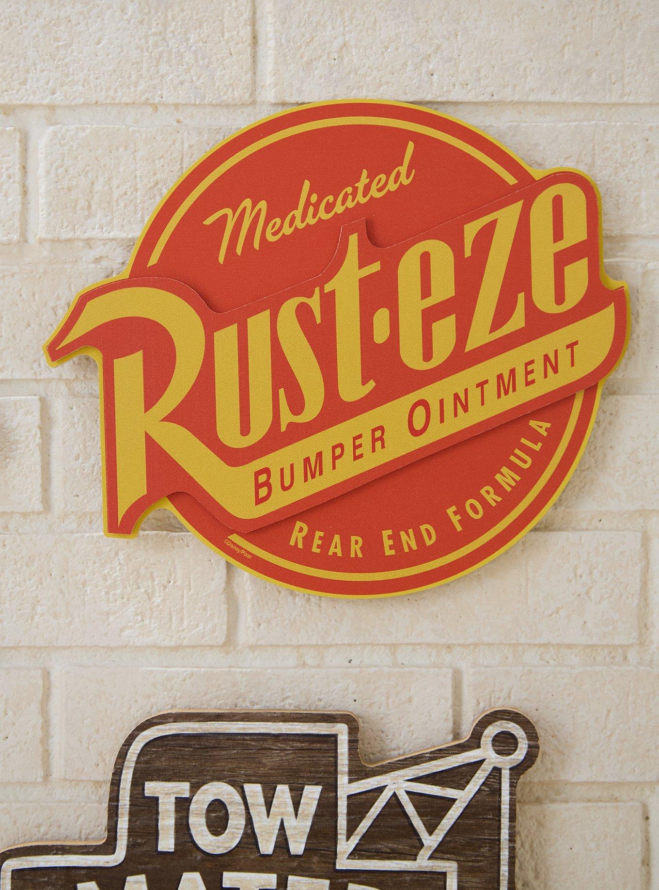 Cuadro de pared con logo Rust-eze de Cars
