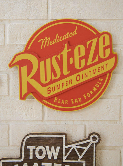 Cuadro de pared con logo Rust-eze de Cars