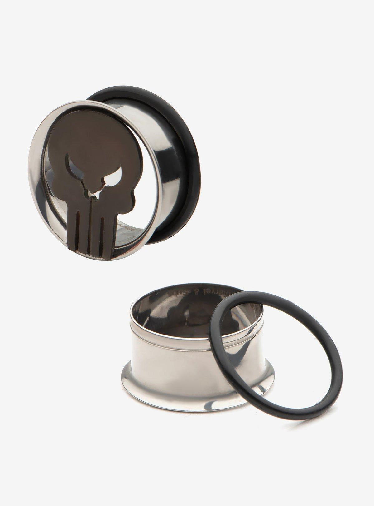 Set de 2 expansores túnel de acero Punisher