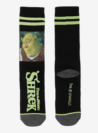 Calcetines Shrek con franjas deportivas