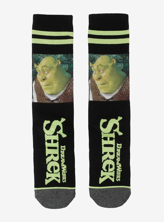 Calcetines Shrek con franjas deportivas