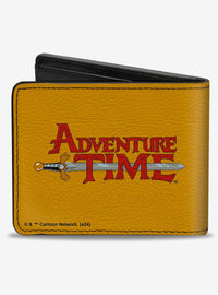 Billetera Adventure Time con logo y rostro de Jake