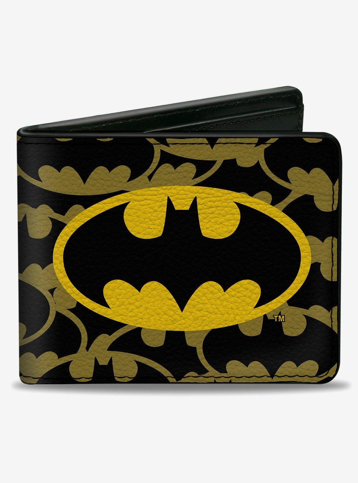 Billetera bifold Batman con logos