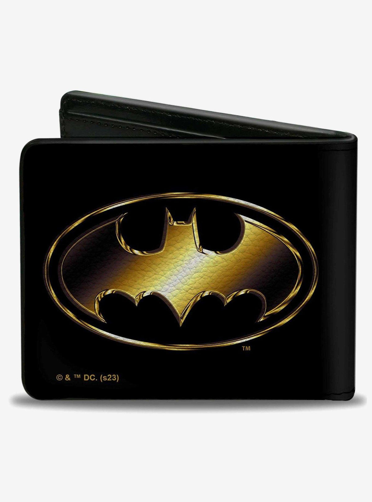 Billetera dorada Batman Bat-Signal