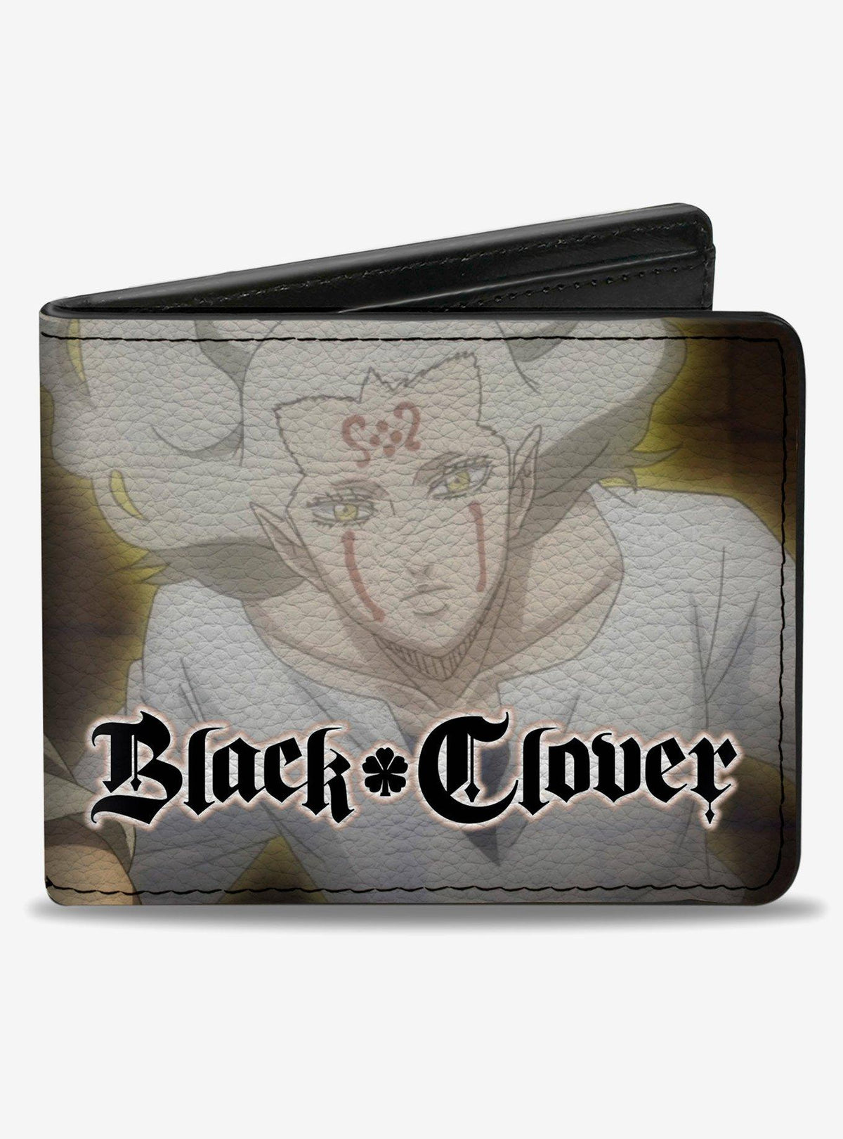 Billetera bifold verde Black Clover de Asta y Licht