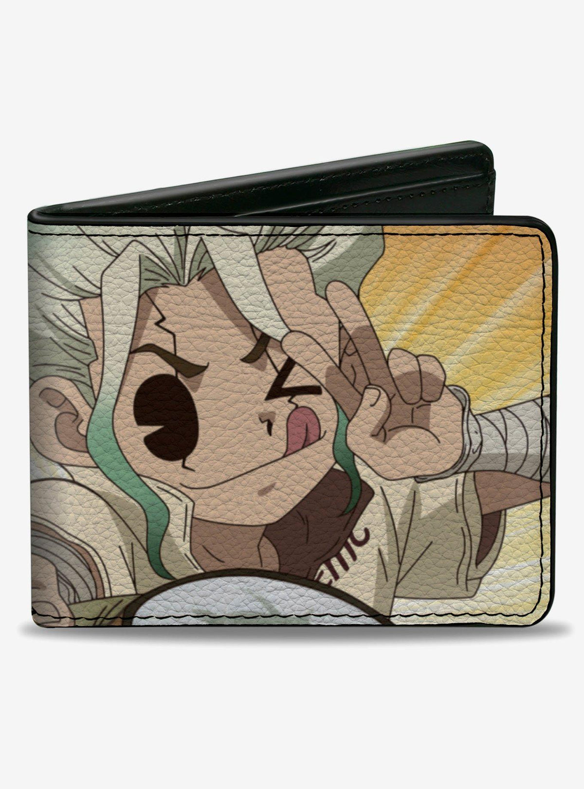 Billetera plegable chibi de Senku Ishigami - Dr. Stone
