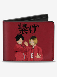 Billetera Haikyu!! Nekoma: Kozume y Kuroo