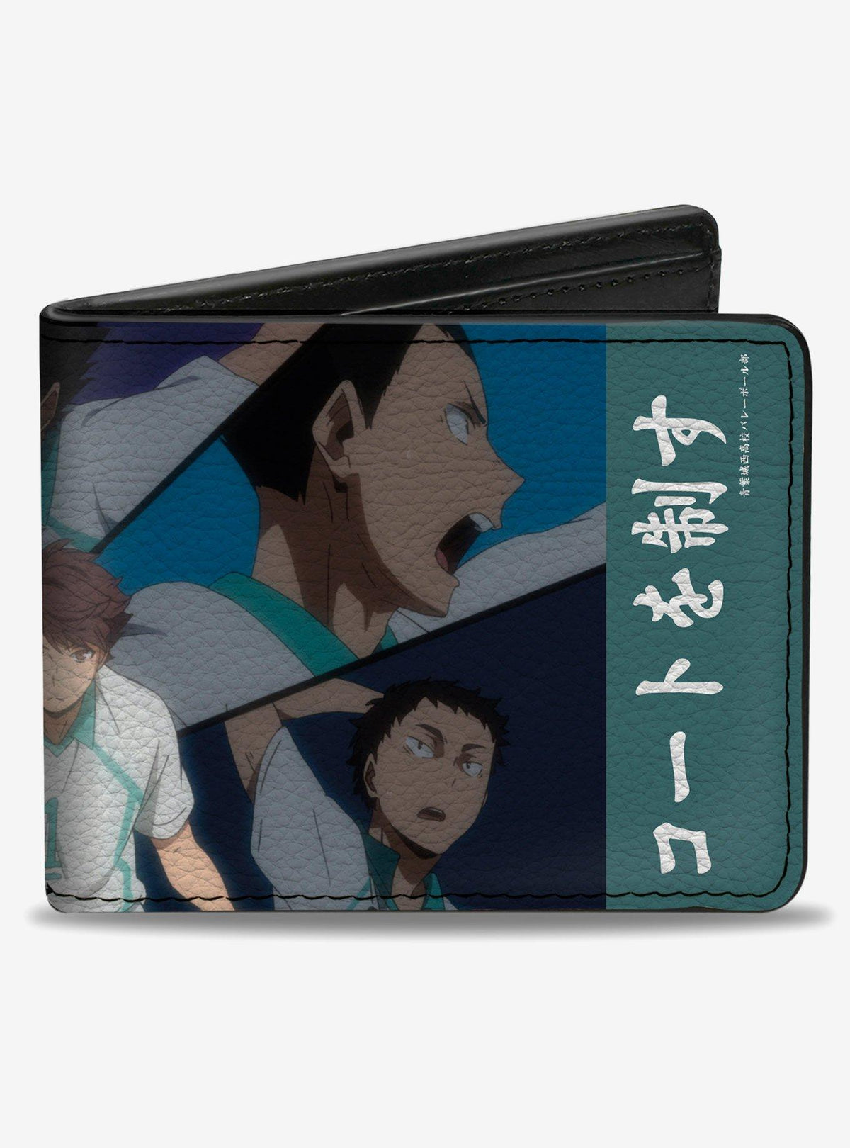 Billetera Haikyu!! Aoba Johsai en acción