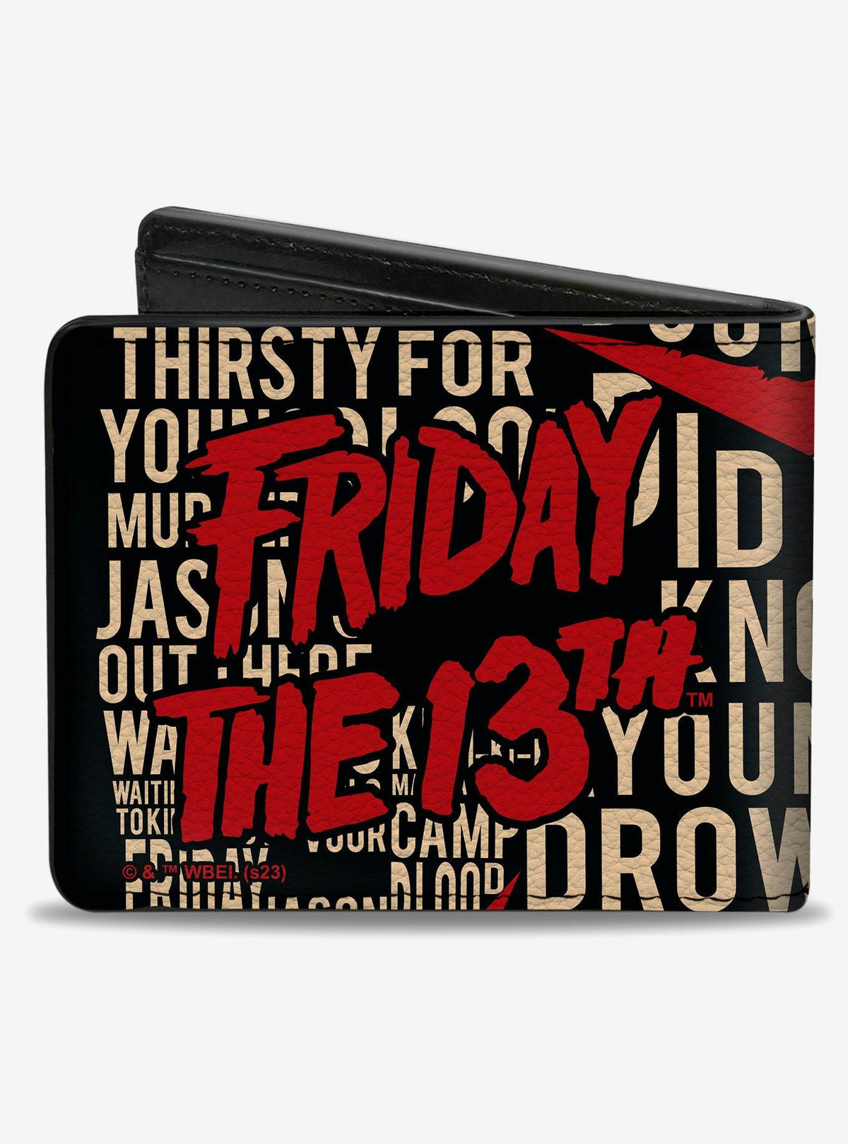 Billetera plegable Friday the 13th con máscara de Jason