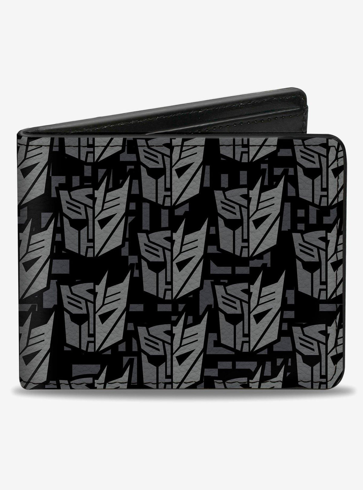 Billetera Transformers con íconos Autobot y Decepticon