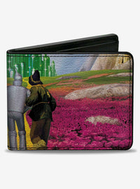 Billetera plegable El Mago de Oz: camino y Ciudad Esmeralda