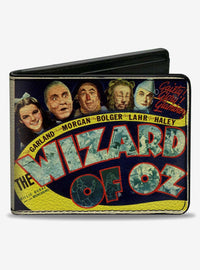 Billetera bifold The Wizard of Oz: póster vintage