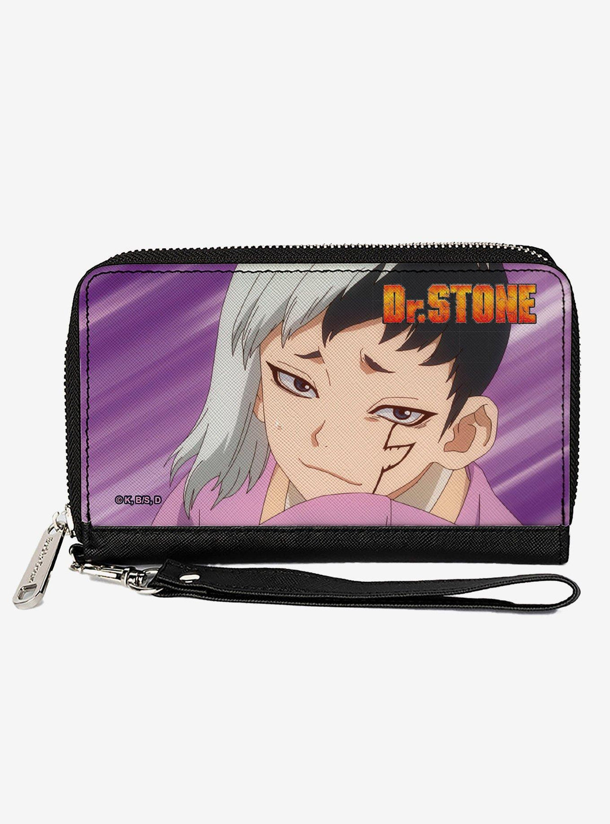 Billetera morada de Gen Asagiri de Dr. Stone