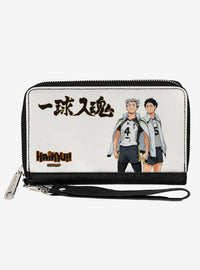 Billetera Haikyu!! Bokuto y Akaashi de Fukurodani