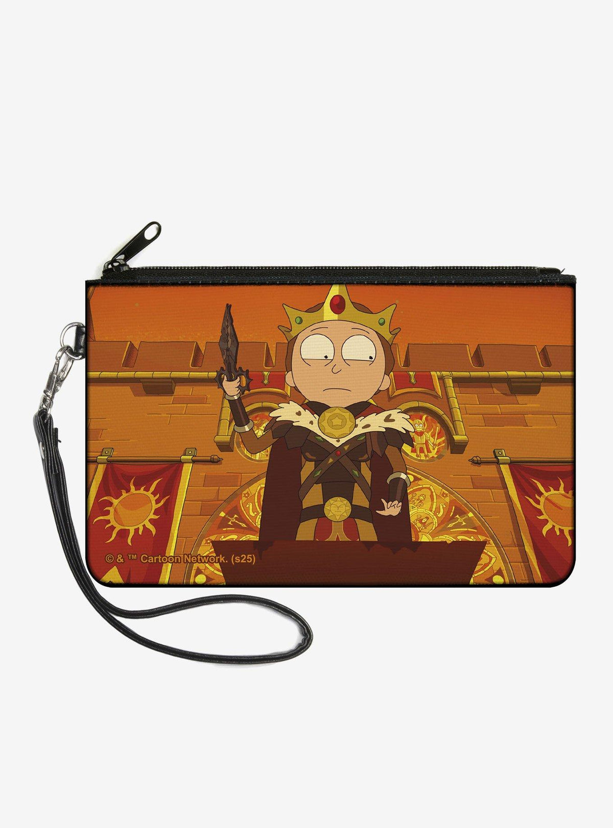 Billetera clutch Rick and Morty: espada de King Mortaniel