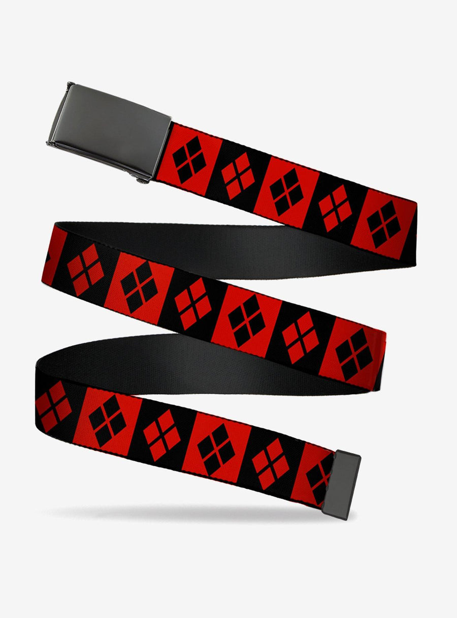 Cinturón DC Comics Harley Quinn rojo y negro · Space Store