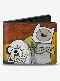 Billetera plegable Adventure Time de Jake y Finn