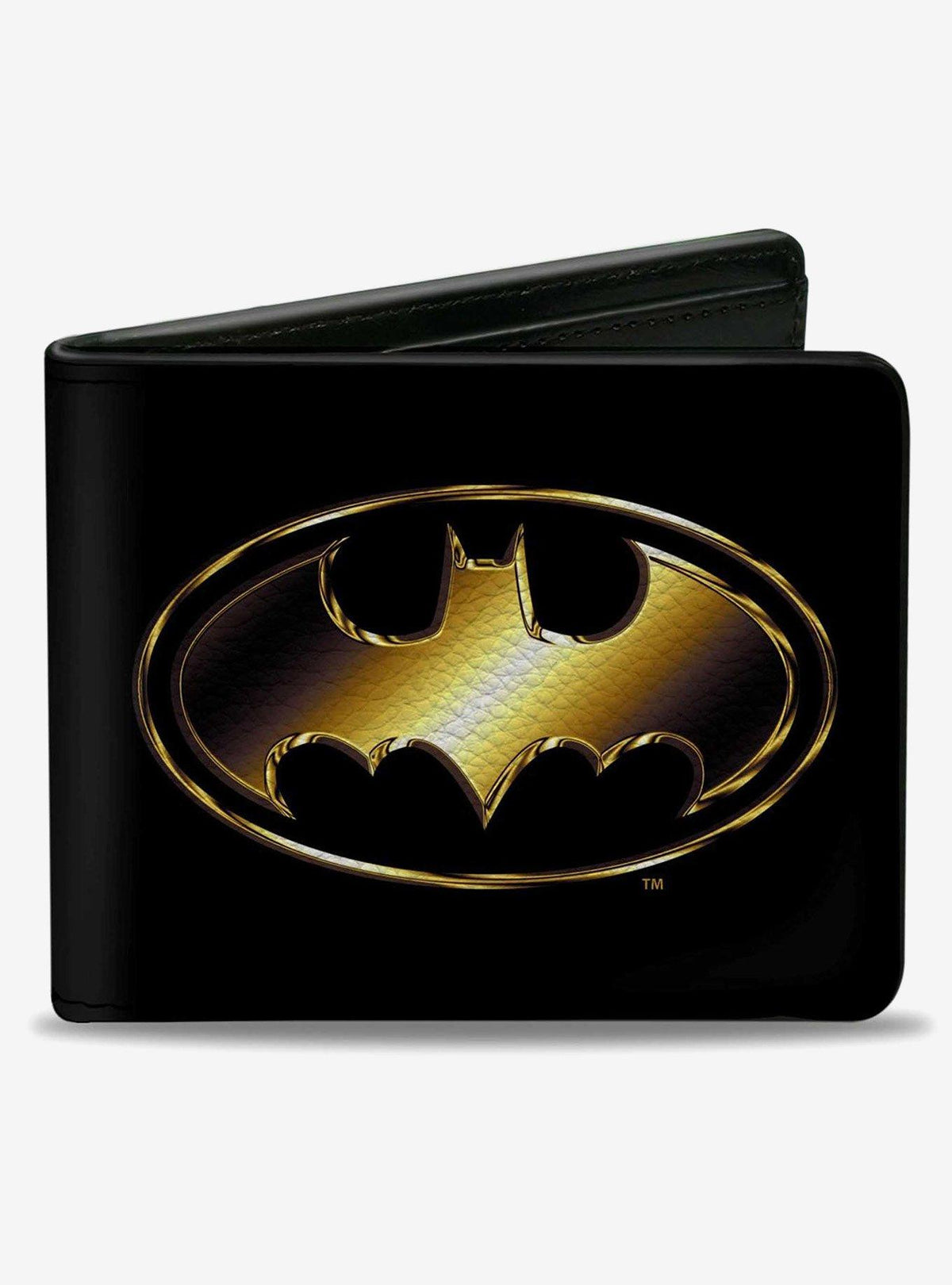Billetera dorada Batman y Batiseñal de la Liga de la Justicia