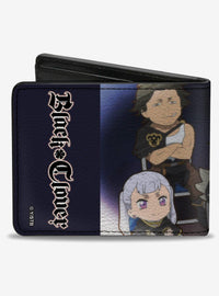 Billetera Black Clover con personajes chibi