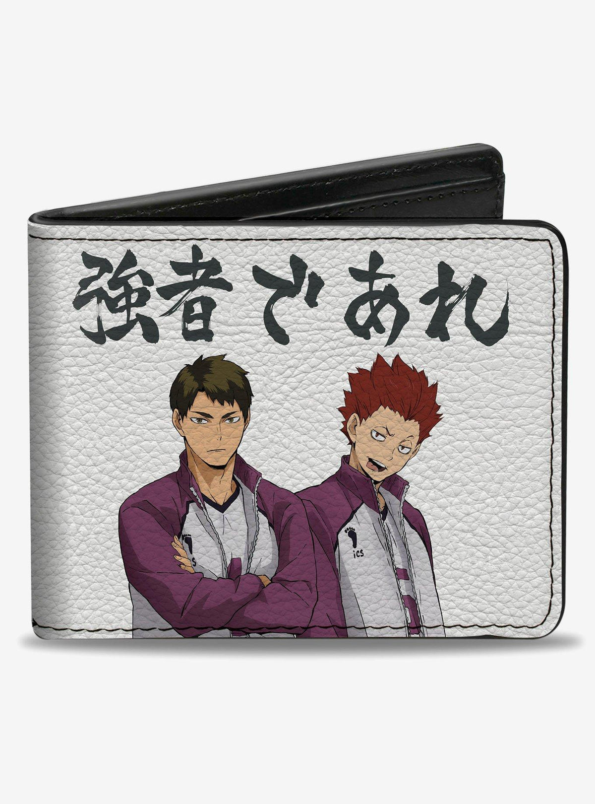 Billetera Haikyu!! Shiratorizawa con Tendo y Ushijima