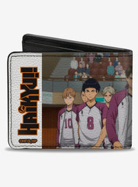 Billetera Haikyu!! Shiratorizawa en pose grupal