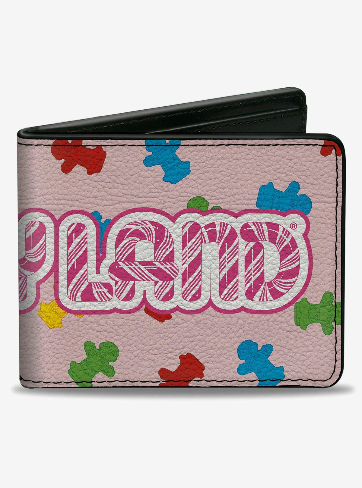 Billetera bifold rosa Candy Land