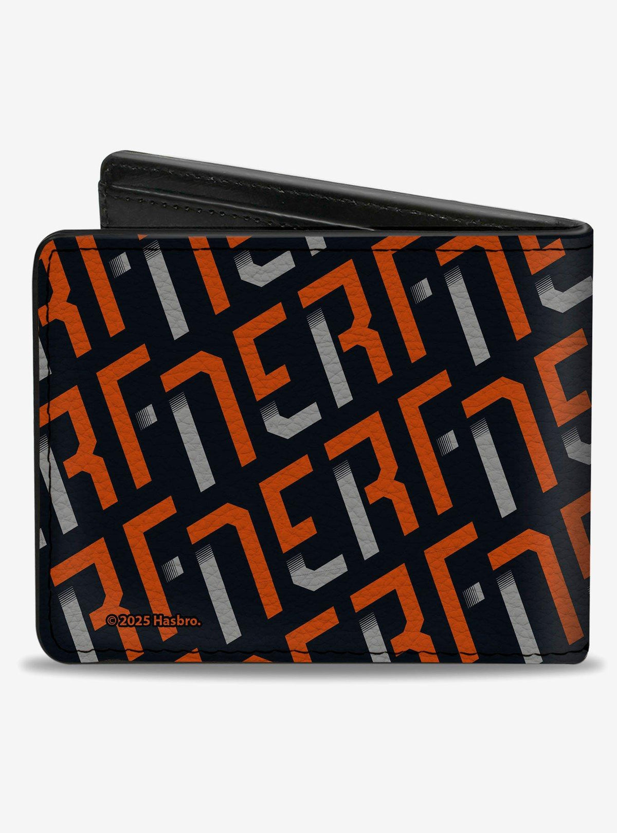 Billetera plegable Nerf con collage de logos