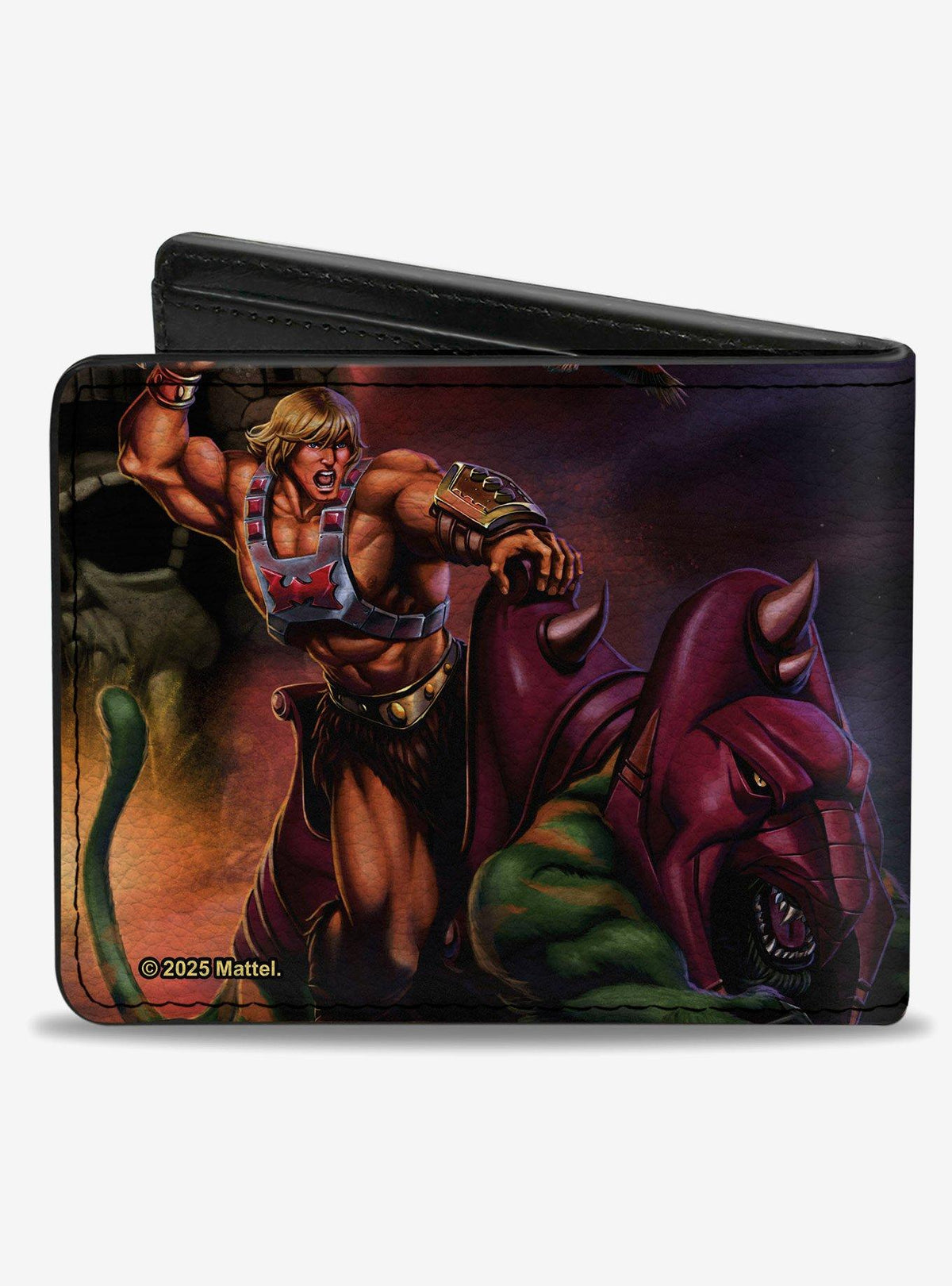 Billetera He-Man y Battle Cat de Masters of the Universe
