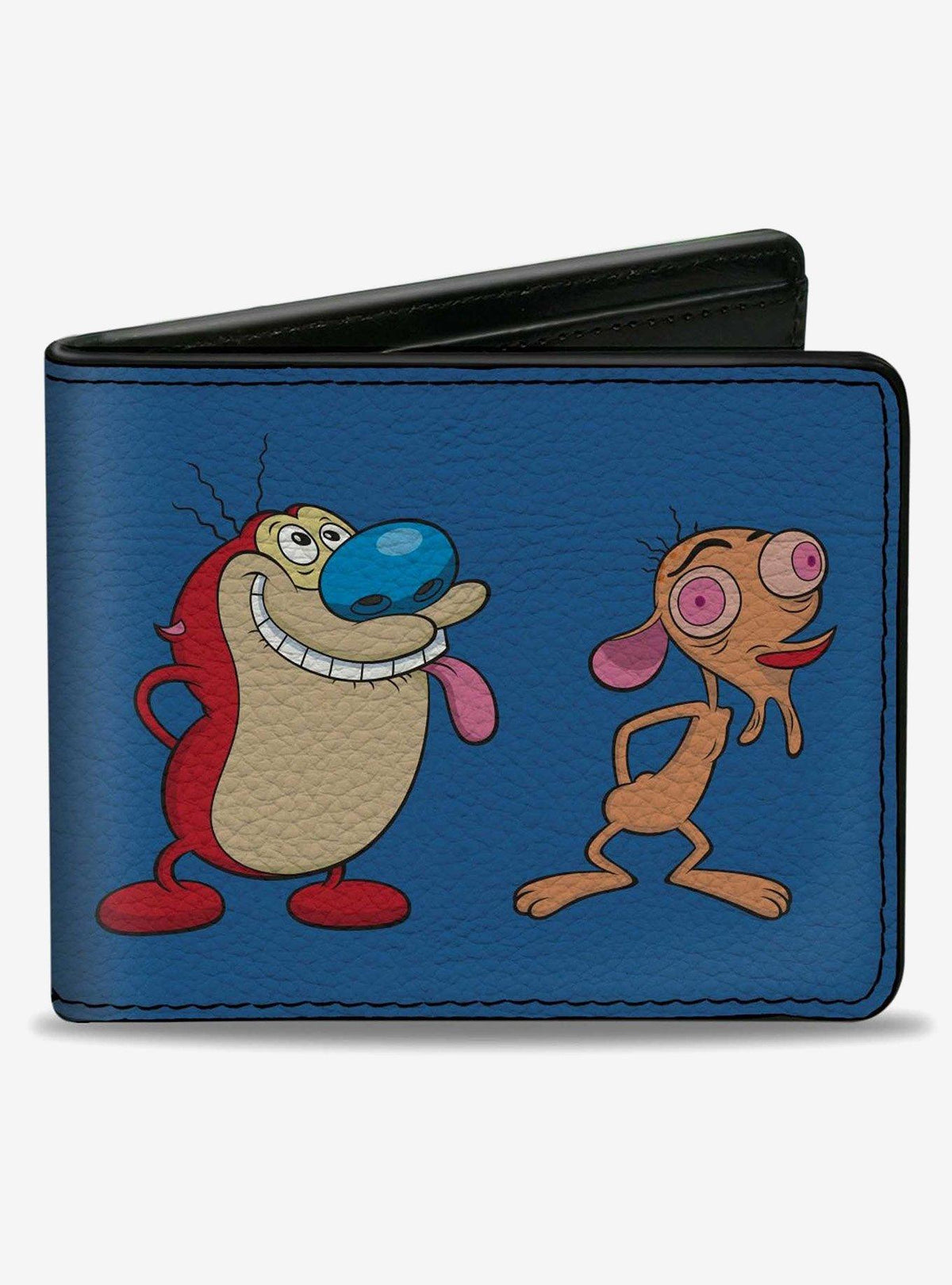 Billetera bifold Ren and Stimpy con manos detrás de la espalda
