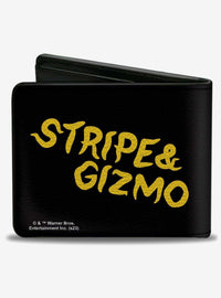 Billetera plegable Gremlins con Stripe y Gizmo