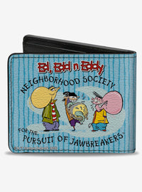 Billetera Ed, Edd y Eddy con diseño de jawbreakers
