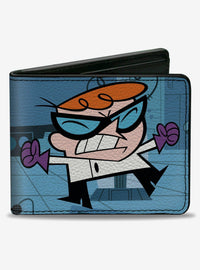Billetera plegable El laboratorio de Dexter