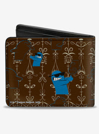 Billetera bifold Bloo de Foster's Home for Imaginary Friends