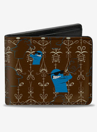 Billetera bifold Bloo de Foster's Home for Imaginary Friends