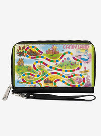 Billetera con diseño del tablero de Candy Land