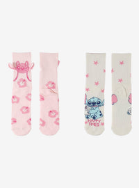 Calcetines Disney de Stitch y Angel, 2 pares