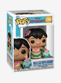 Funko Pop! Disney Lilo & Stitch Lilo Hula con Scrump
