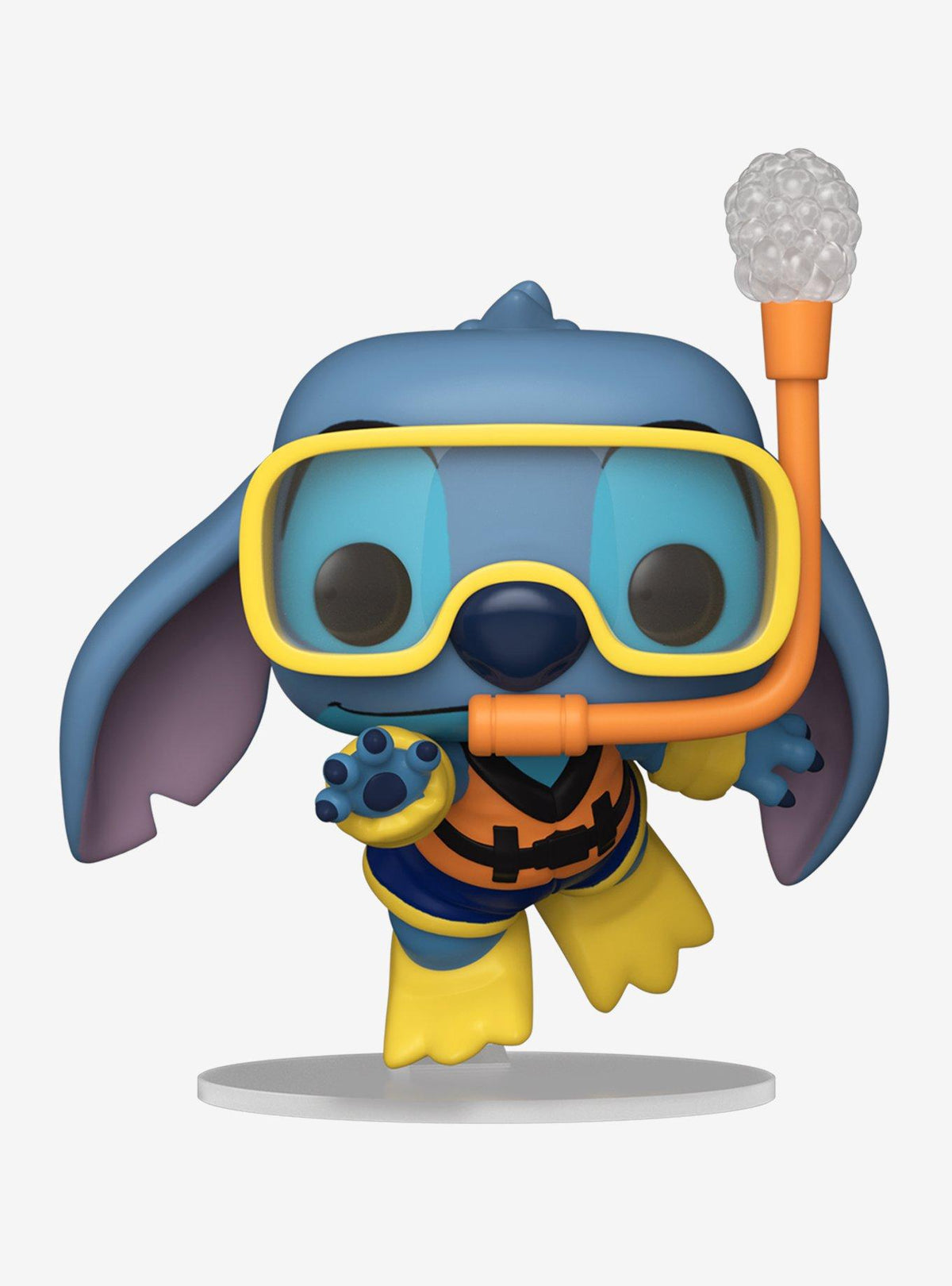 Funko Pop! Stitch haciendo snorkel
