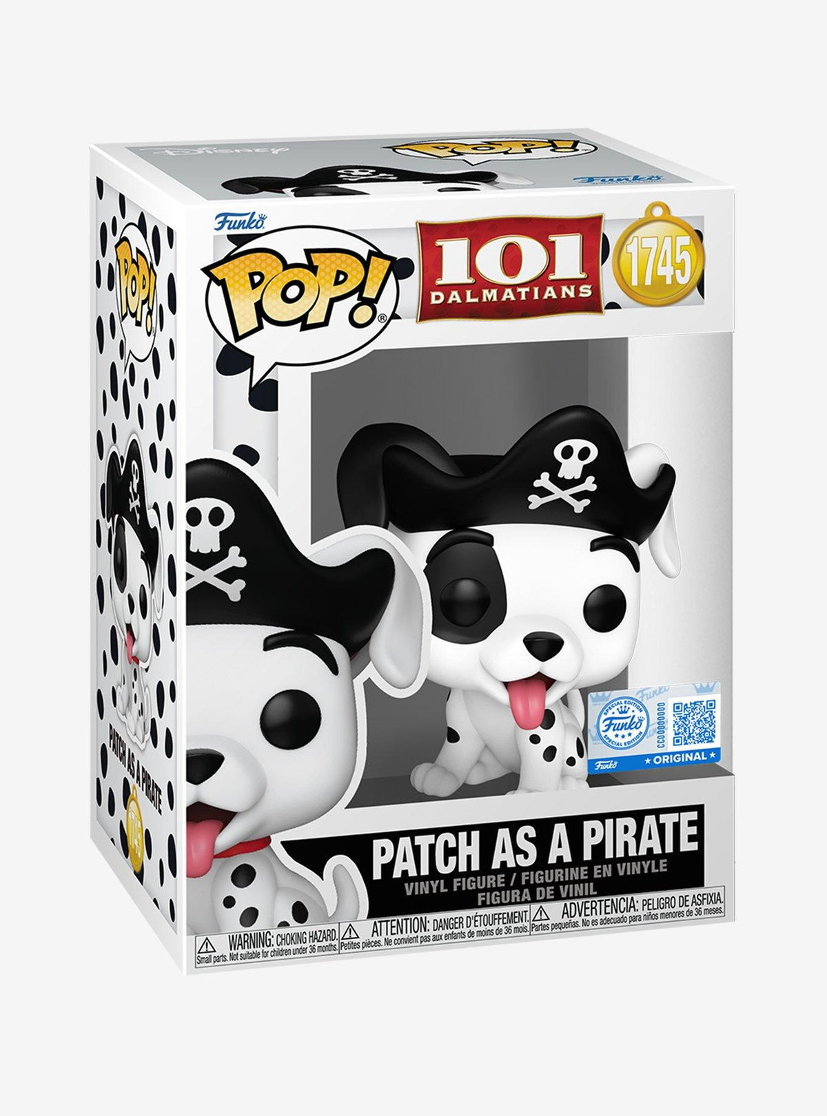 Funko Pop! Patch pirata de 101 dálmatas