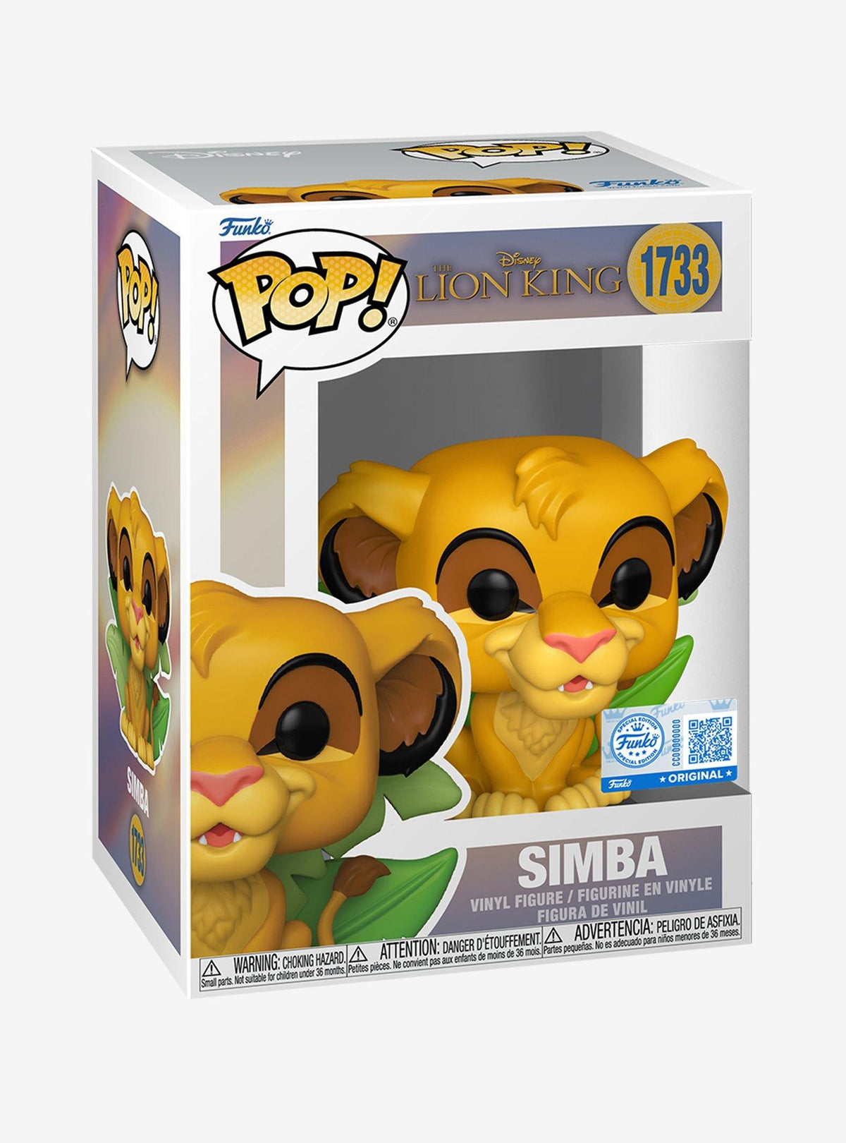 Funko Pop! Disney: Simba de The Lion King