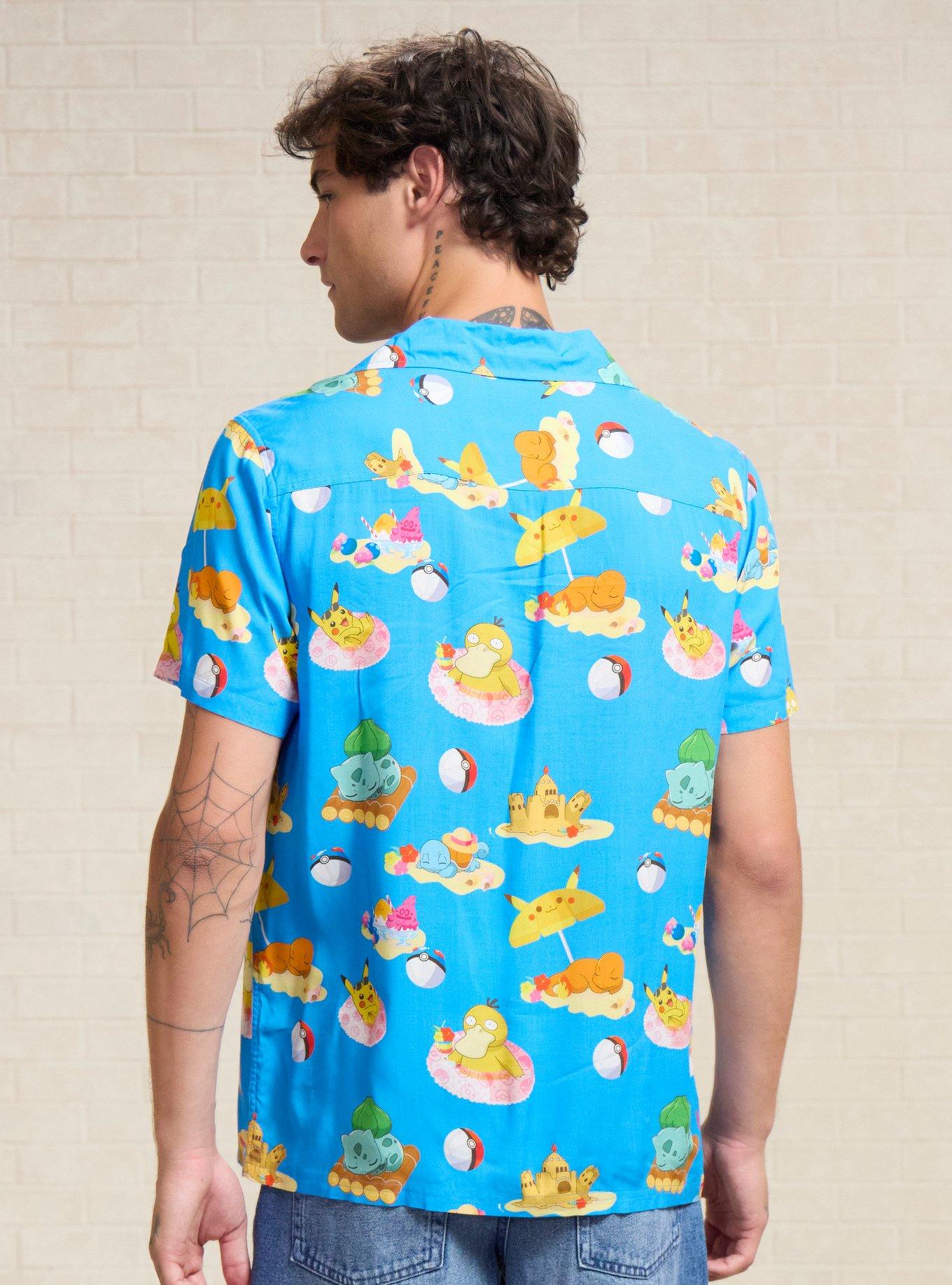 Camisa Pokémon Beach Day con estampado integral