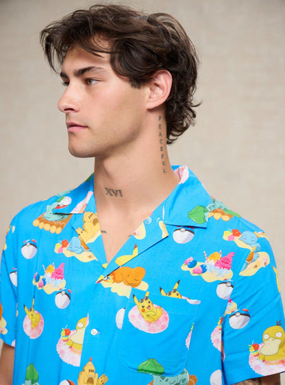Camisa Pokémon Beach Day con estampado integral