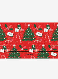 Vaso térmico con diseño navideño y tapa deslizante