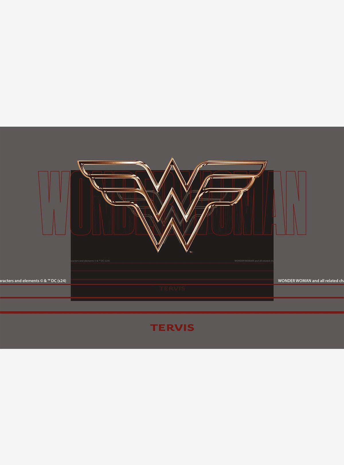 Vaso DC Comics Wonder Woman de 887 ml con tapa deslizante