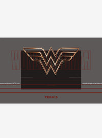 Vaso DC Comics Wonder Woman de 887 ml con tapa deslizante