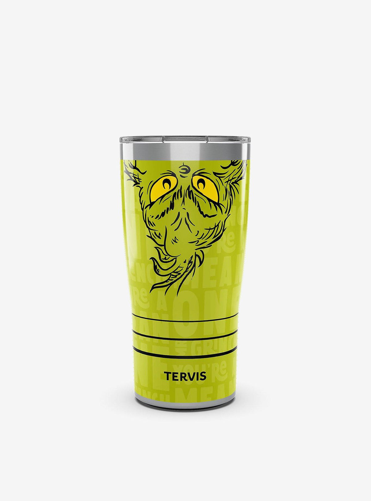Vaso térmico del Grinch 20 oz con tapa deslizante