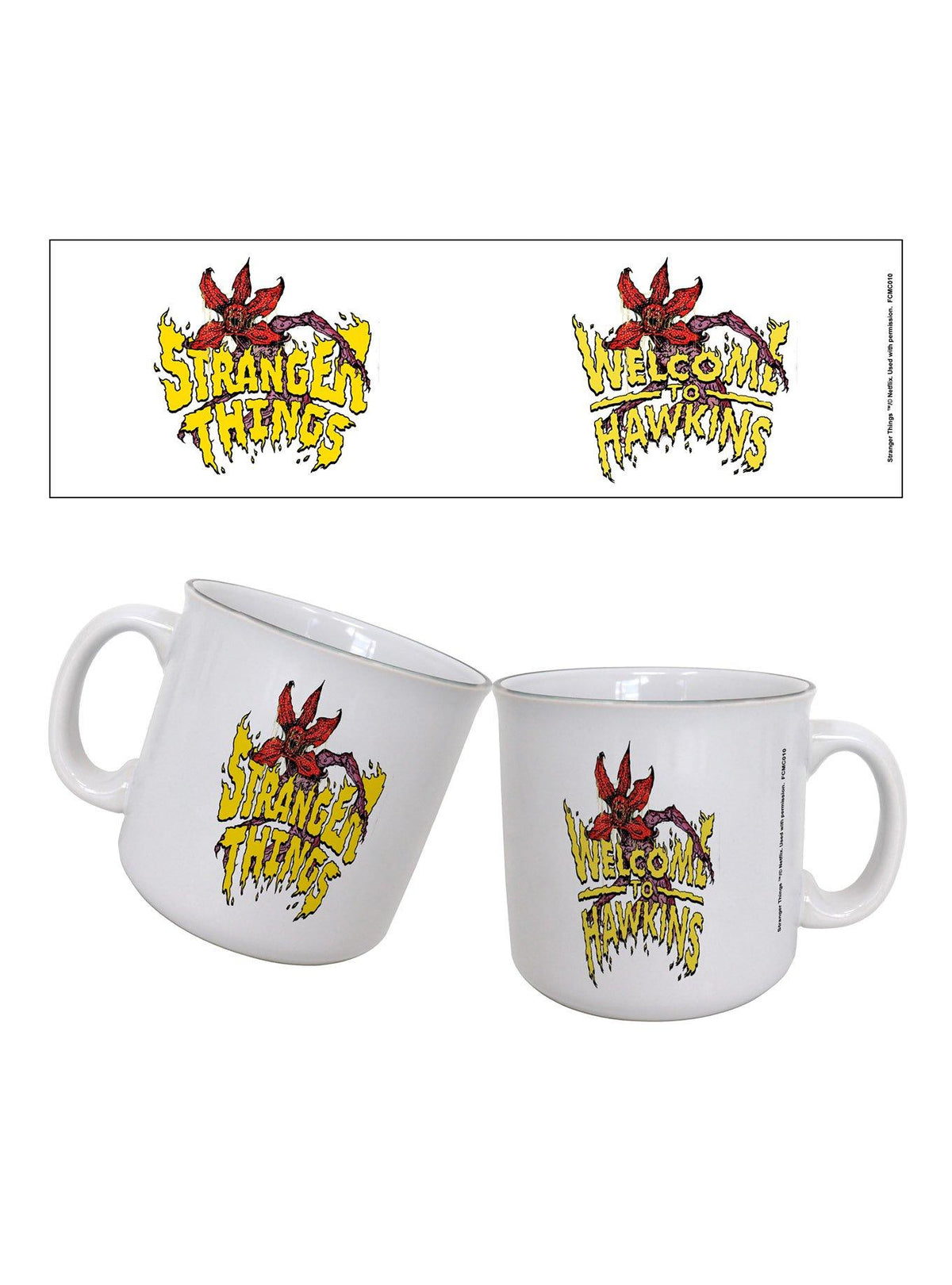 Taza tipo camper Stranger Things Hive Mind 20 oz